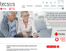 Tablet Screenshot of fundaciontecsos.es